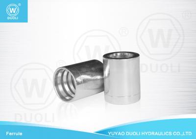 00110 Hydraulic Carbon Steel Female Ferrule For SAE100 1AT / EN 853 1SN Hose