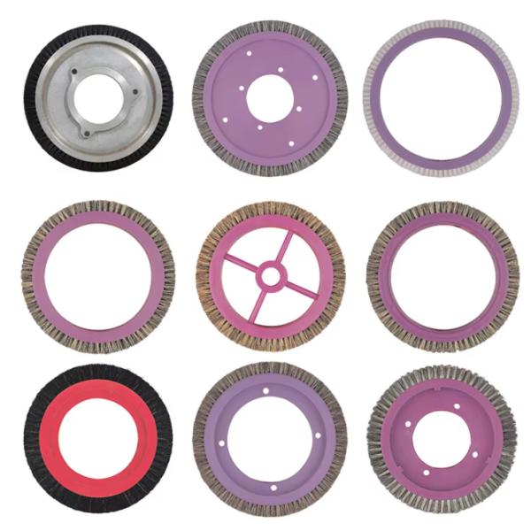 Pig Hair Brush Finishing Machine Bruckner Small Wheels For Textile Machine Spare Parts