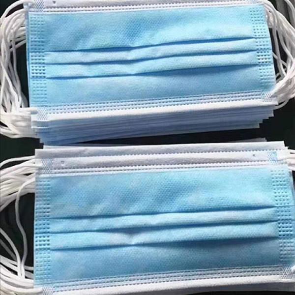 3 Ply Non Woven Face Mask Disposable Blue Earloop Personal Care