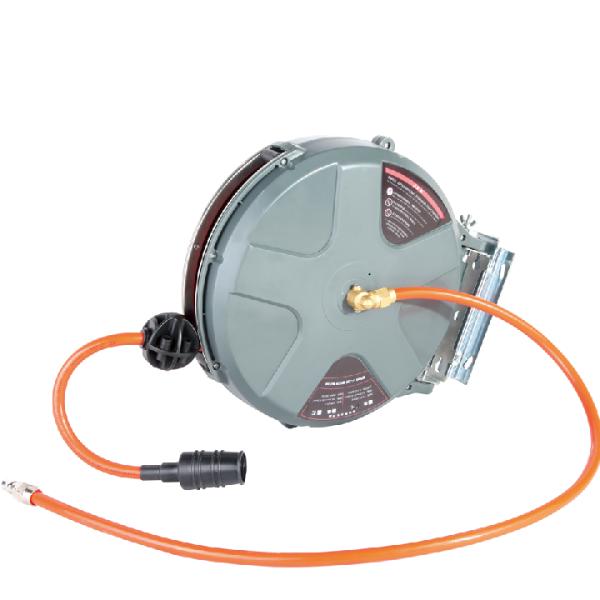 AA4C manguera de aire automática retráctil flexible, eléctrica combinada con lámpara