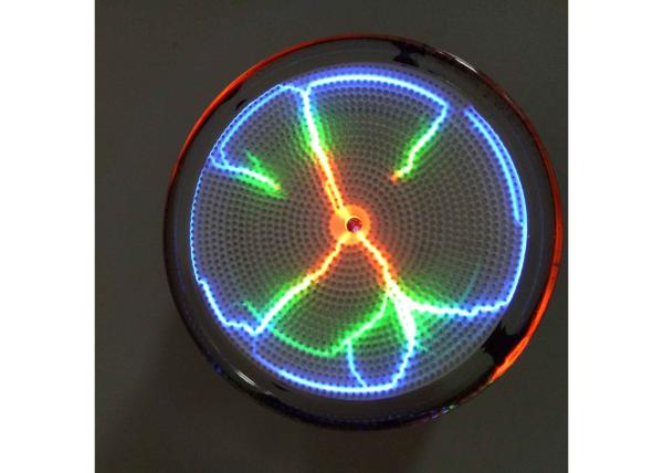 Pocket 2.5 Inch Plasma Lightning Plate With Battery For Festival Gift