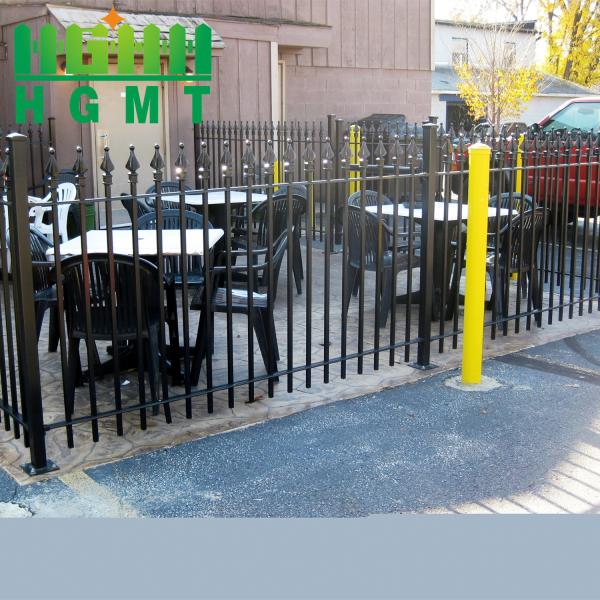 Stainless Tubular Steel Trellis Fence Pipe Fencing Boundary Wall Panel Residential Security Palisade Fence
