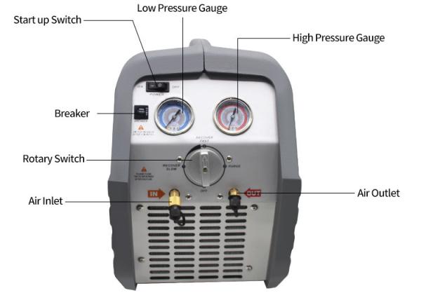 HFC CFC HCFC Refrigerant Recovery Machine AC Recovery Unit