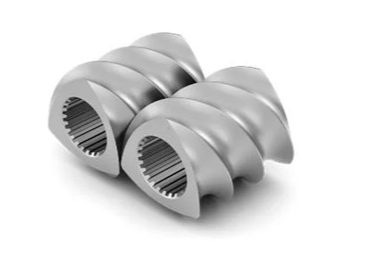 Metal W6mo5cr4V2 Screw Components Twin Screw Extruder Spare Parts Screw For Plastic