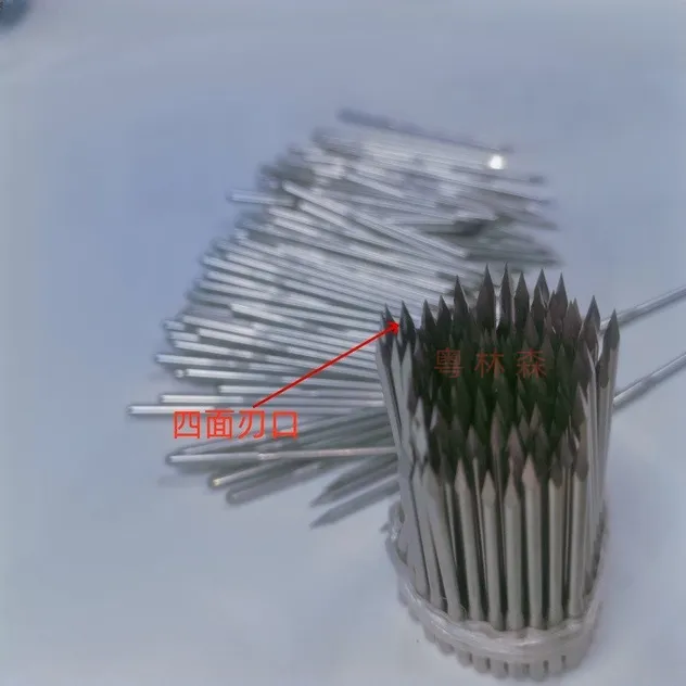 Medical Triangular / Four Sided Blunt Needle Sandblasting Corrosion Resistant