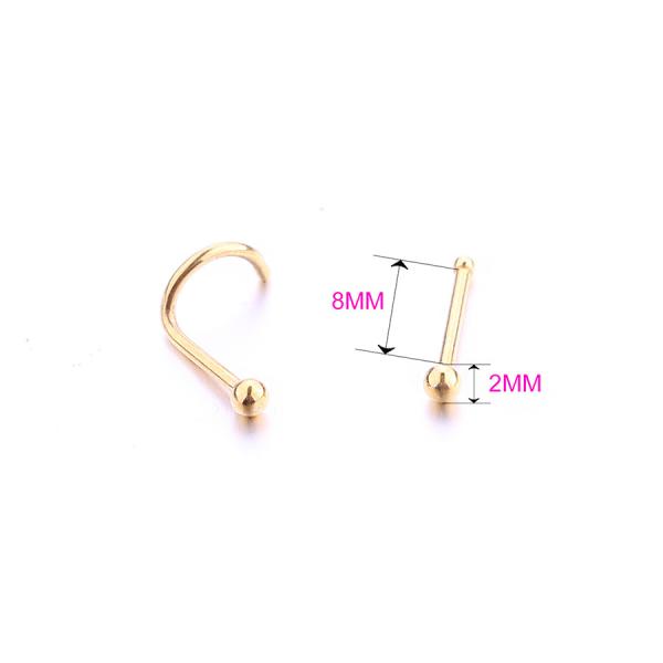 Wholesale Factory Price Nose Ring Body Piercing Jewelry G23 Titanium Piercing