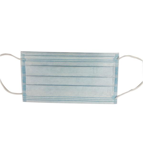 Earloop Disposable Non Woven Face Mask / Medical 3 Ply Disposable Blue Mask