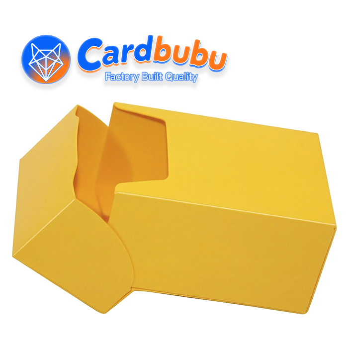 Trading Cards Commander Deck Box Yellow Snap Lock Graded Card Display Case