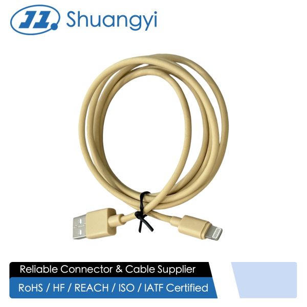 USB-A to Lightning Charging Data Cable Connector for Mobile Devices