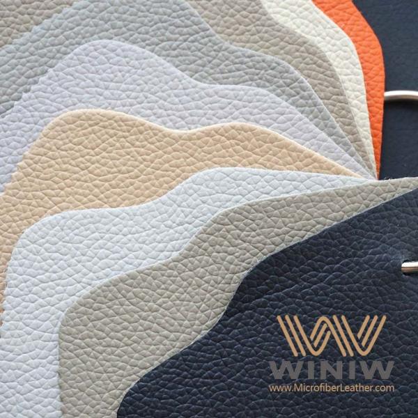 Embossed Synthetic Leather Fabric 0.6mm - 2.0mm Thickness Upholstery Sofa Leather