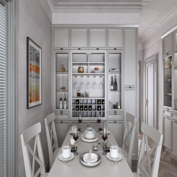 Custom Luxury Living Bar Wine Cabinet Room Furniture Wooden Wine Bar
