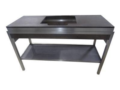 American star hotel Custom made polished stainless steel bathroom vanity base,bathroom cabinet for hotel