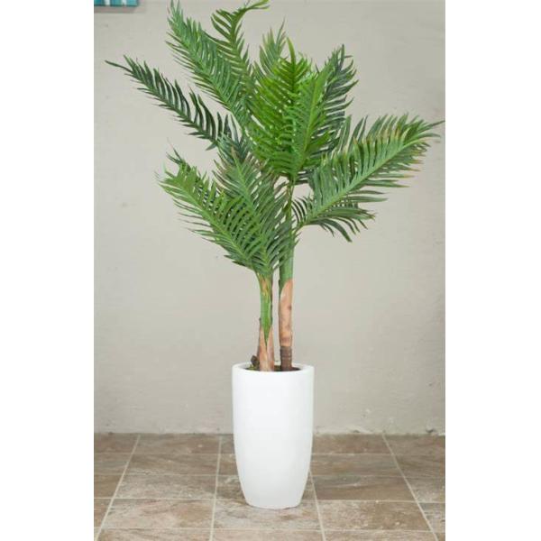 Grands pots ronds en fibre de verre pour le paysage de rue extérieur