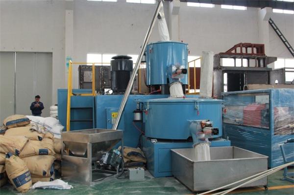 ABB Inverter Type Plastic Mixer Machine PVC / PE / PP Heating Cooling Mixer