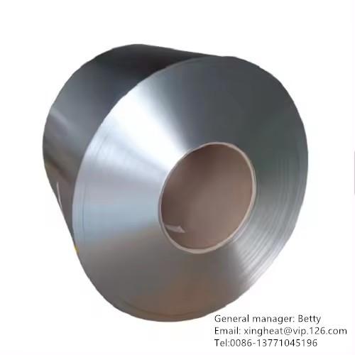 Coil d'étain électrolytique pour feuilles d'étain avec revêtement d'étain 5.6/5.6 et finition de surface mate