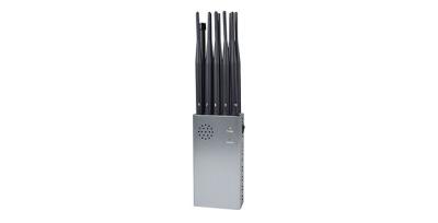 Do inibidor Handheld do sinal de 10 antenas tampa de nylon 4G 5G WIFI GPS AC110V