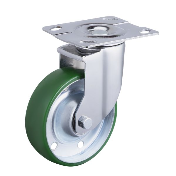 Medium Heavy Duty PU Caster Wheels 4