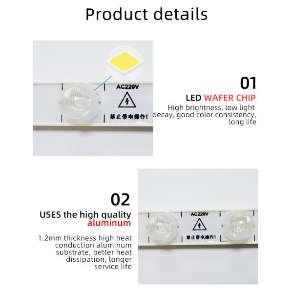 прокладка света края СИД 220V 130lm SMD3030 130LM/W