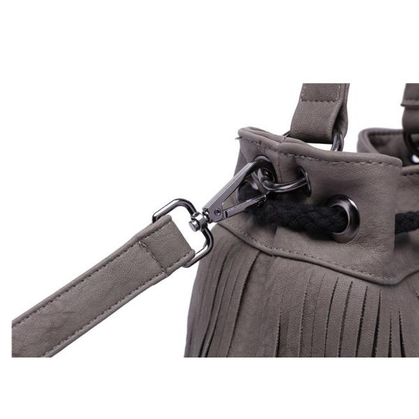 2016 summer new Korean version of Mobile Messenger bag fashion wild tassel bucket Ms. influx of women