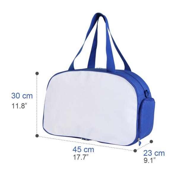Bolsa de gimnasio de sublimación en blanco personalizada DIY, bolsa de viaje, bolsa de sublimación en blanco para mujer, bolsa cruzada para compras para invierno, otoño, verano, primavera