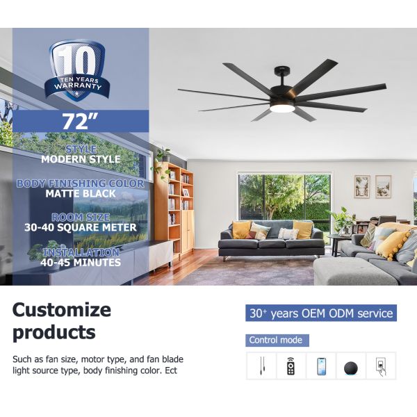 Industrial Plastic Ceiling Fan Designed for Maximum Durability and Performance in Manufacturing Plants and Storage Areas