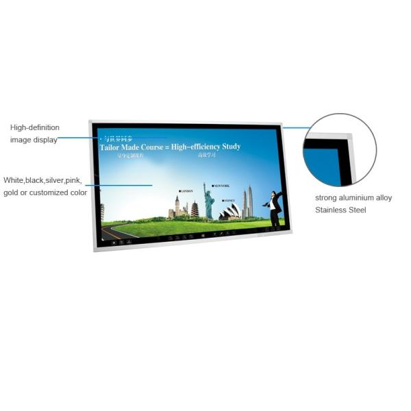 Interactive Educational Touch Screen LCD Monitor 65 Inch Wall Mounted Energy - Efficient