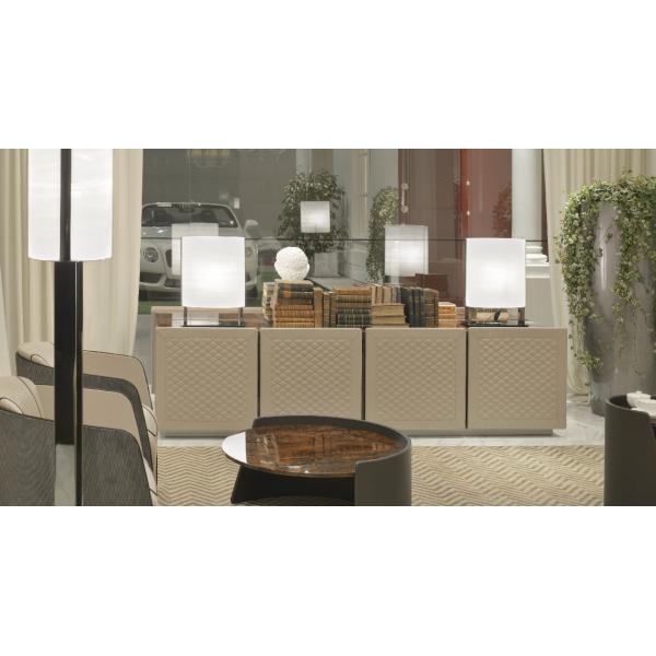 Кожаное ТВ комнаты прожития титана таблицы консоли шкафа 0.45m