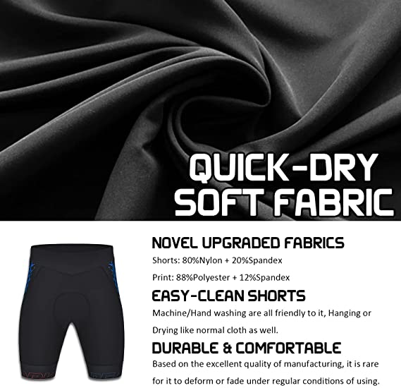 Шорты 3D велосипеда людей задействуя проложили велосипед Coolmax ехать брюки быстрых сухих людей половинные