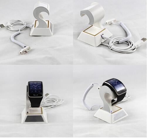 smartwatch anti-shoplifting stand holder with sensor alarm,anti-rob smartwatch security