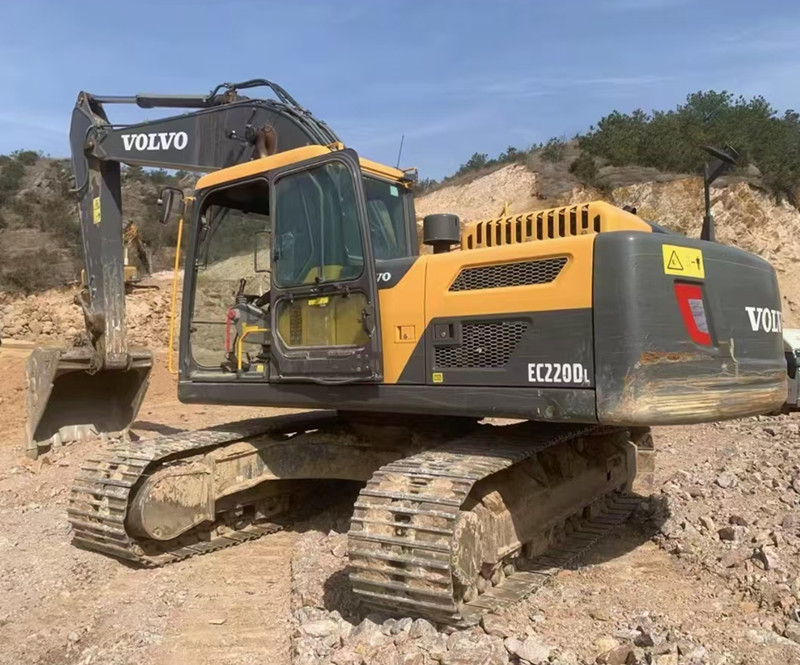 Volvo EC220 Использованные гидравлические экскаваторы подержанные Машины копания низкая цена