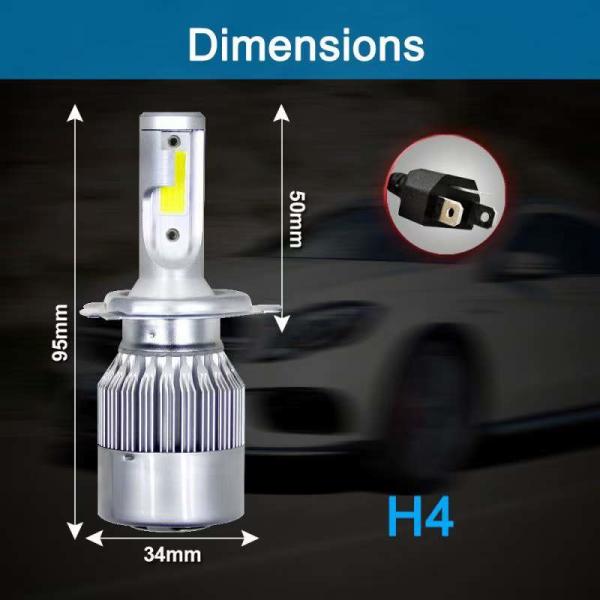 Silver Casing 36W Waterpoof Car LED Lamp Headlight Accessories