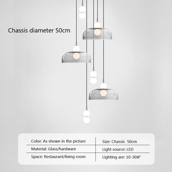 Glass Pendant Light Post-modern Pendant Lamp Bedside Living Room stairwell pendant lights(WH-AP-559)