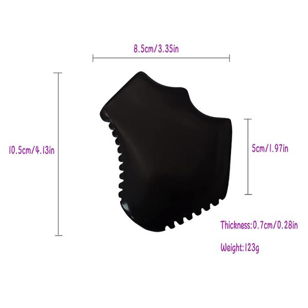 Private Label Gua Sha Jade Face Massage Natural Massage Bian Stone Facial Guasha Scraping Tool with Portable Handheld Design