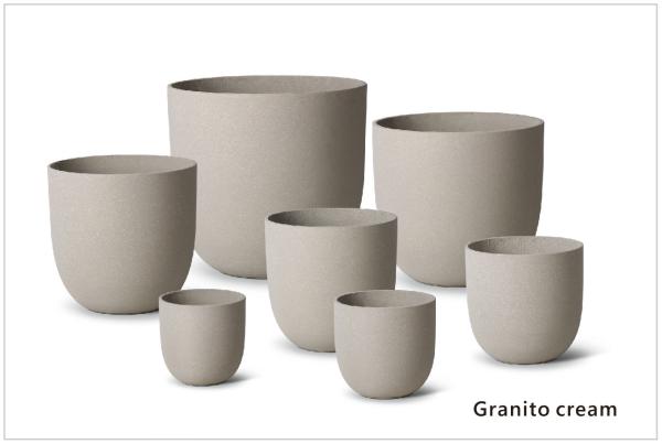 Wholesale Fiber Clay Flower Pots For Indoor Outdoor Decoration Reinforce Clay Plant Box