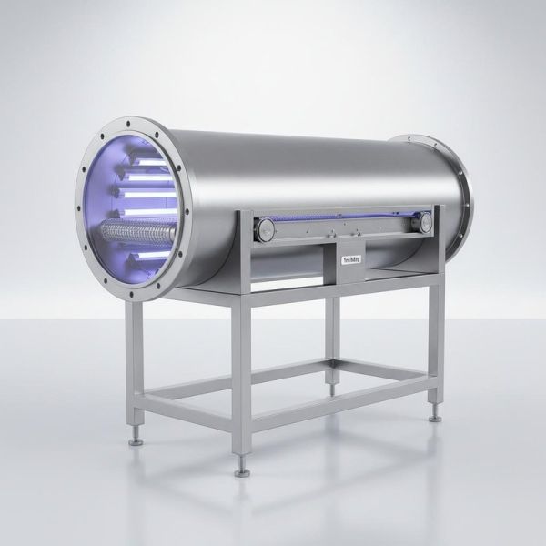 Sus 304 Stainless Steel Tube Light Wave UV Irradiation Machine 1m/Min