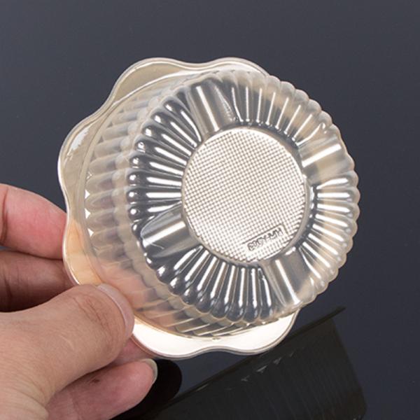 Moisture Resistant φ7*3cm Pastry Plastic Container
