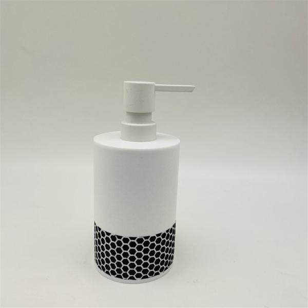 Роскошные аксессуары для ванной полирезина песчаный камень черный цвет с золотой лентой