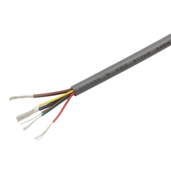 Chama do cabo de fio do cobre do núcleo da isolação do PVC UL resistente chapeado estanhado 2464 da multi