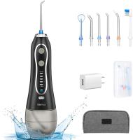 300ml Tanque de água Flosser Dental Floss Jato de água com 8 bicos ODM OEM disponível WaterPik