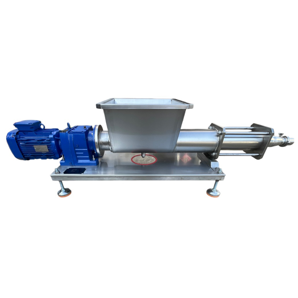 Custom Food Grade SUS304 Stainless Steel High-Accuracy Screw Pump for Juice Pulp Wine Grape Conveying