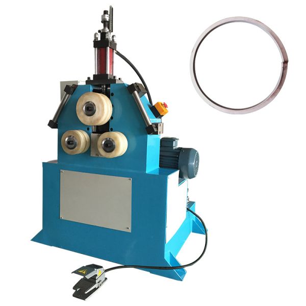 Metal Steel 3 Rollers Pipe Bending Machine Manual Automation Hotels Garment Shops