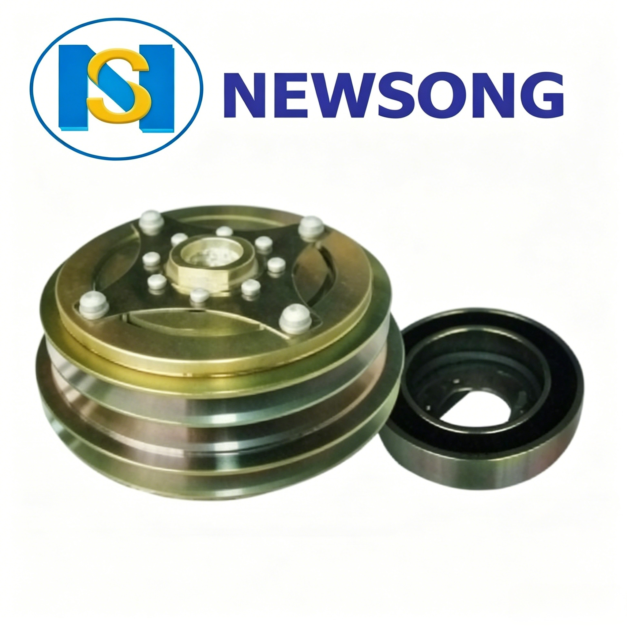 Φ235mm / Φ207mm 60W 3B Bus Air Compressor Magnetic Clutch TS16949 DC 24V F400 6PFCY 6NFCY FKX50