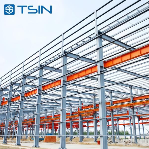 Custom Prefabricated Steel Structure Portal Frame For Warehouses Workshops