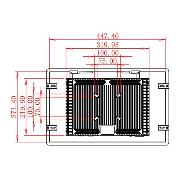 18.5-Inch Durable Windows Screen for Transportation Panels and Equipment Control