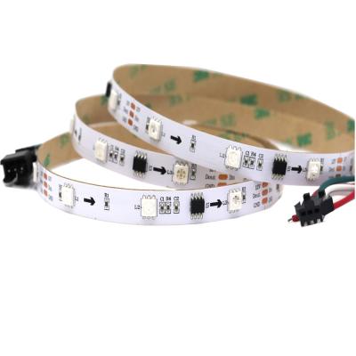Tira endereçável do diodo emissor de luz do pixel da lente do diodo emissor de luz 30mm de IP66 WS2811 SMD5050 RGB
