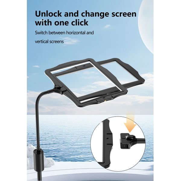 Adjustable Magnifier for Electronic Maintenance Reading Desktop Magnifying Glass 1.8X Multi-function Table Lamp Magnifying Glass