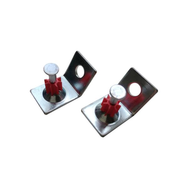 Steel Pdptc Powder Actuated Fasteners For Concrete 120 Degree Clip
