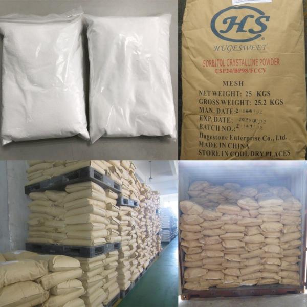 Food Grade Sweetener Sorbitol C6H14O6 CAS 50-70-4 with and Density 1.489 g/cm3