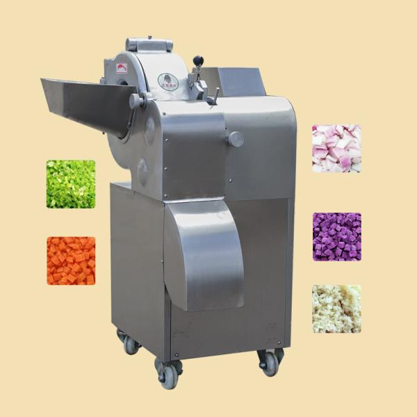 Máquina versátil de cortar e cortar vegetais para vários produtos em lanches