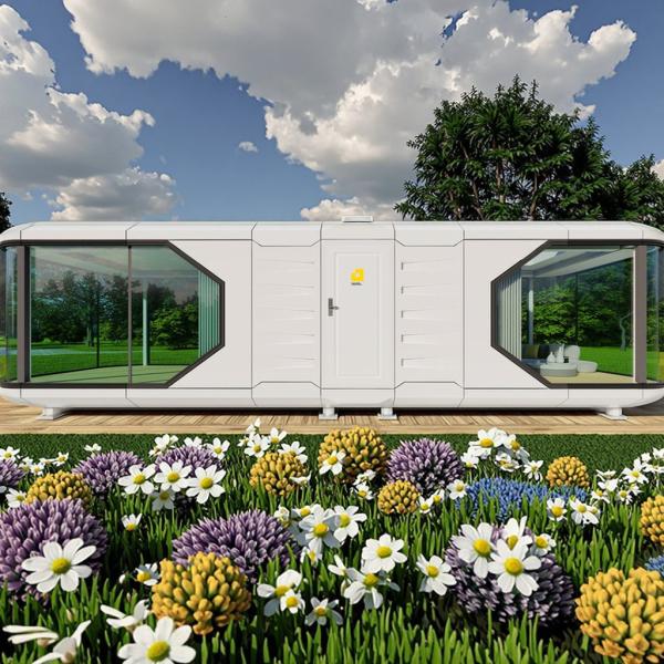 Famille d'accueil Capsule spatiale Hôtel mobile Capsule spatiale intelligente Maison